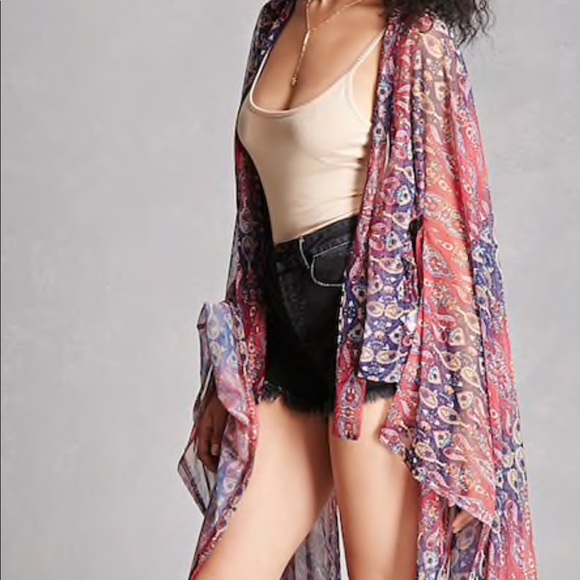 Cute Forever 21 KIMONO - Picture 5 of 6